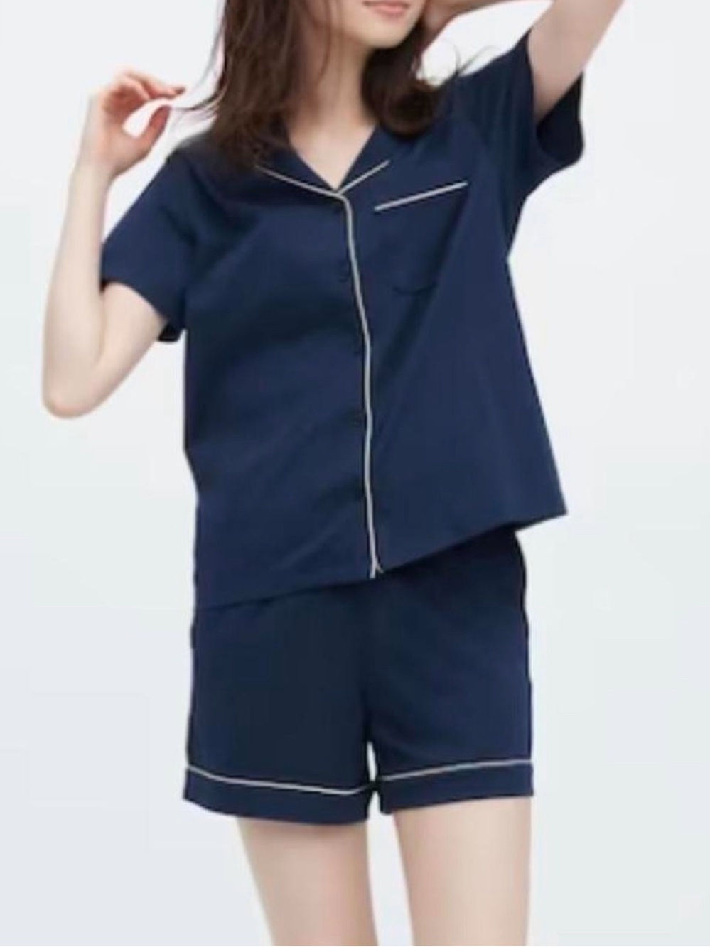 Uniqlo Navy Women's Pajama Shorts